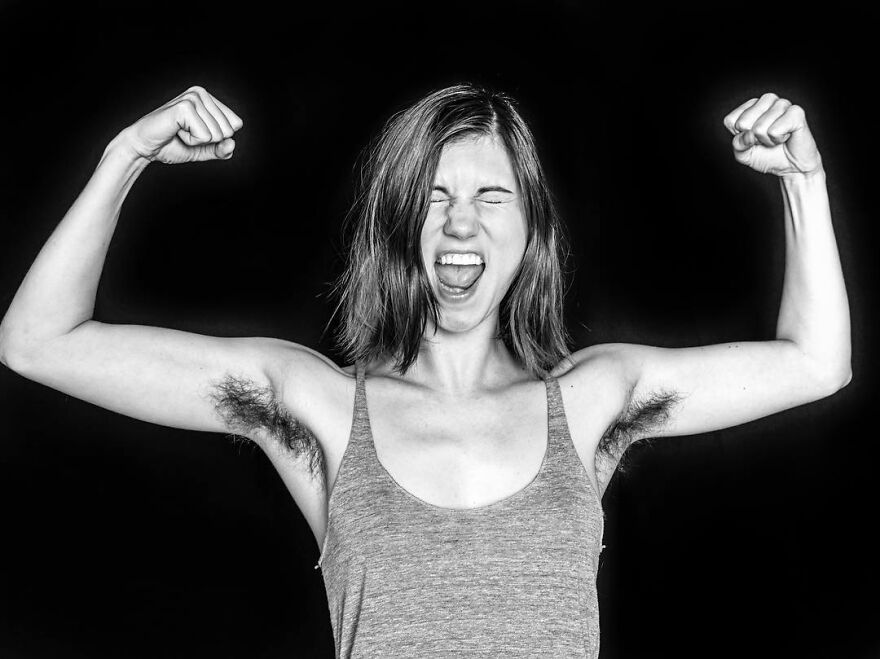 "Natural Beauty” Photo Series Challenges Restricting Female Body Hair Standards (33 Pics)