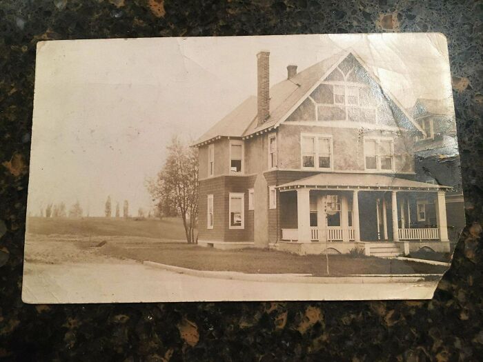 Uncovered An Original Picture Of My House From 1913. I Think It May Be My Mission To Restore It