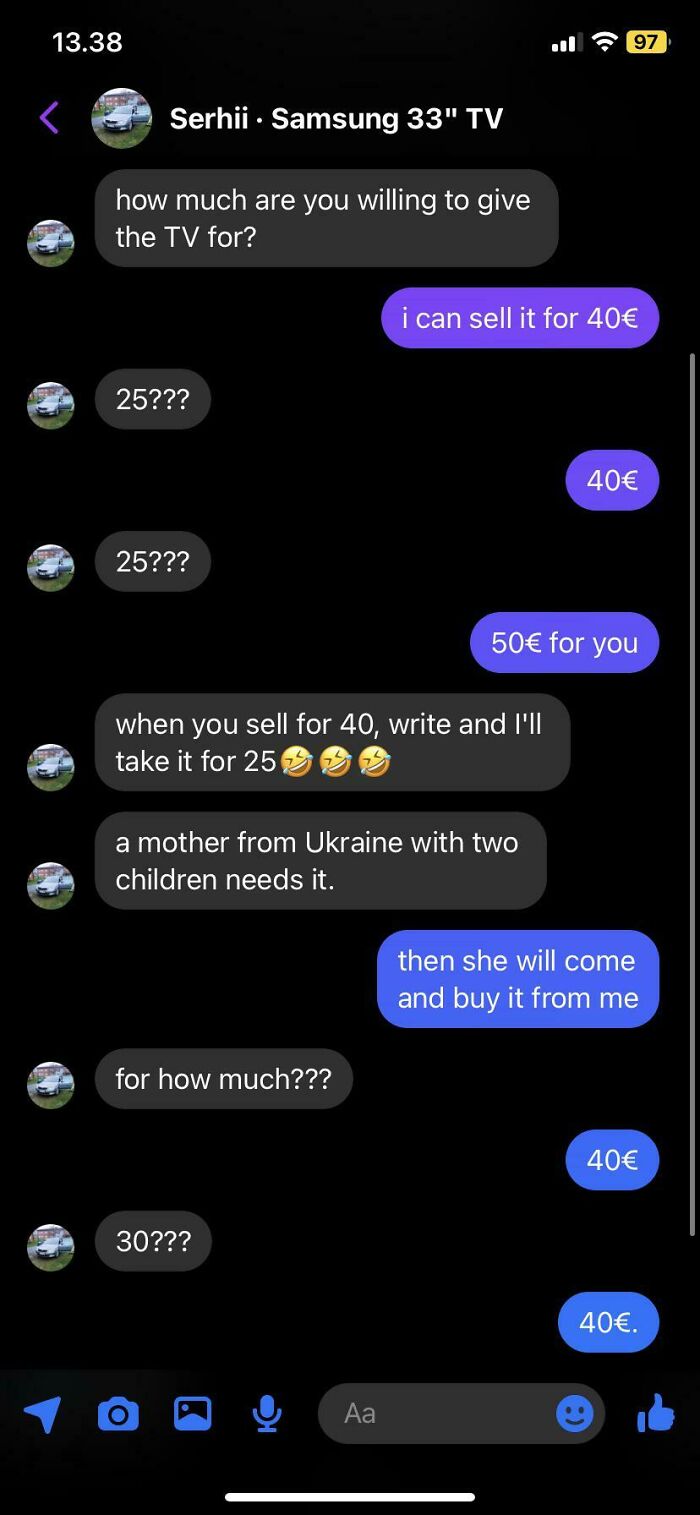Mother From Ukraine Needs It? Guess I Might Just Give It For Free