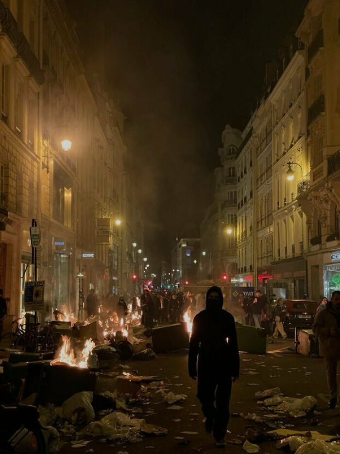 A Stroll Through The Ruins. Parisians Rioting Against Pension Reform