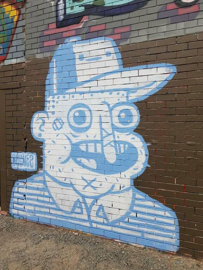 Painted This Fella On A Legal Wall Today