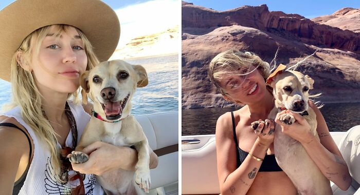 Miley Cyrus With Bean