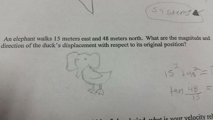My Girlfriend Just Sent Me This From Her Physics Test
