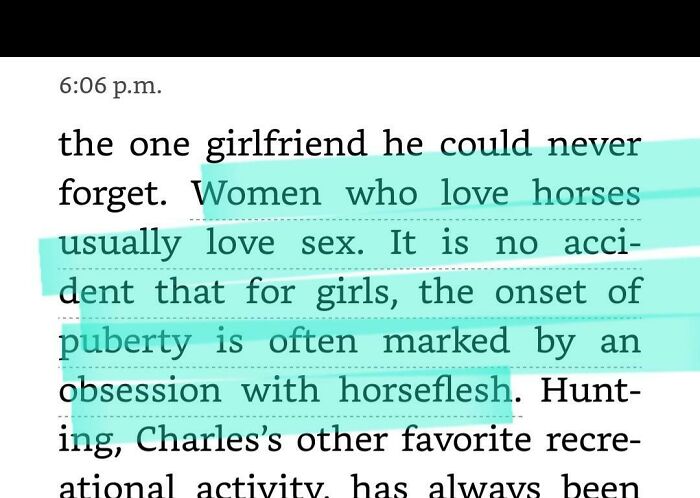Considering How Many Girls Fall In Love With Horses At Age 6-8, This Creeps Me Out Bigly (The Diana Chronicles By Tina Brown)