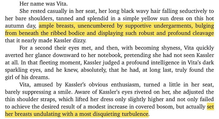 One Mention Of “Undulating Breasts” In A Book Is One Too Many [satan: His Psychotherapy And Cure By The Unfortunate Dr. Kassler, J.s.p.s. By Jeremy Leven]