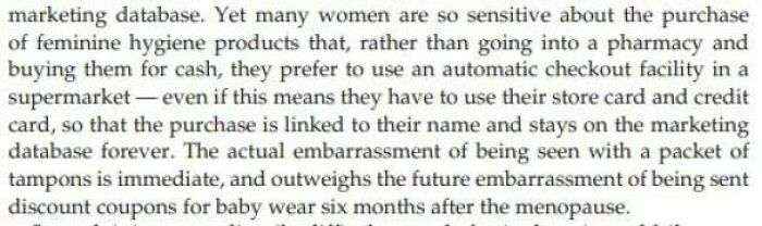 "All Women Are Deeply Ashamed Of Their Periods." - Ross Anderson (Book Is Security Engineering, 2010)