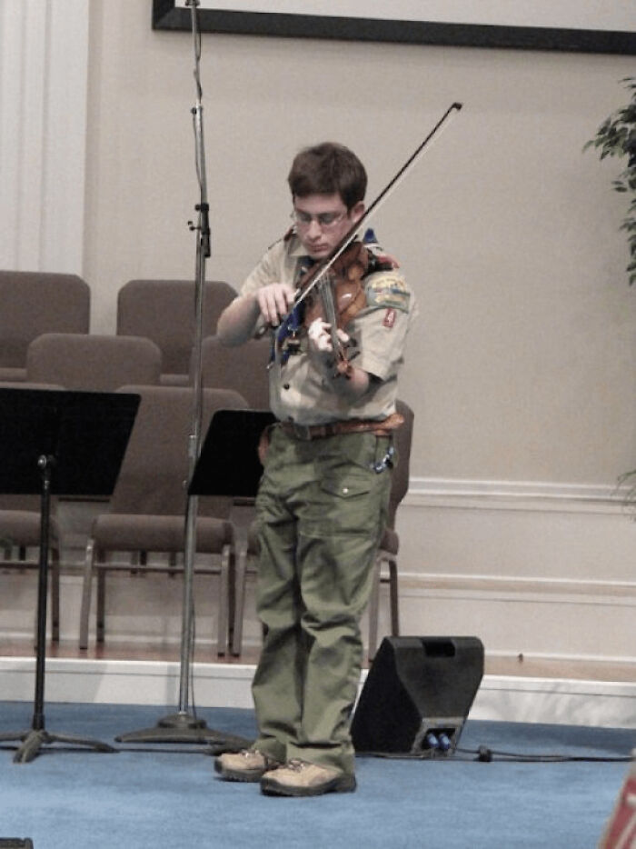 I Left The National Anthem In The Rosin Dust At My Friend's Eagle Scout Court Of Honor. (2010)