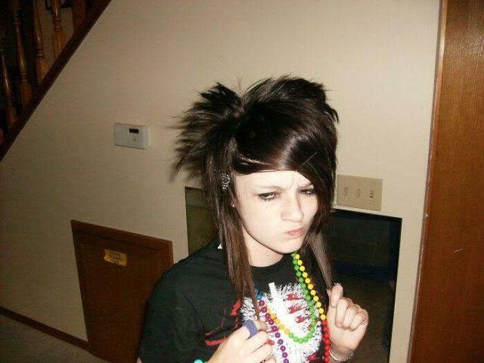13 Years Old In 2007. Probably Couldn't Get My "Scene Mullet" Right That Day
