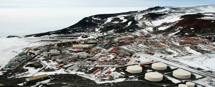 Picture of McMurdo station in Antarctica