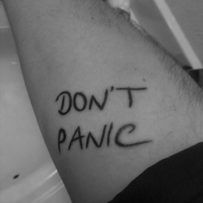 My Hitchhiker's Guide Tattoo