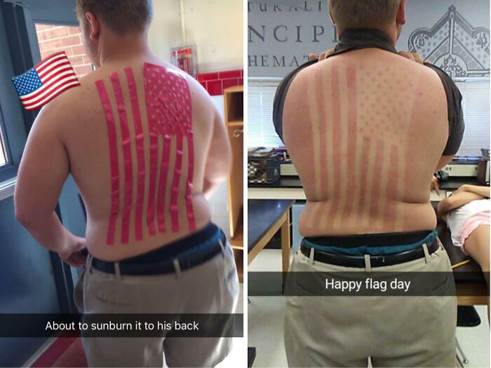 Some People Like To Celebrate Flag Day Pretty Seriously