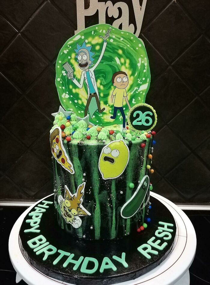 My Mom Made This Epic Rick And Morty Cake