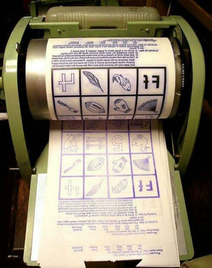 I See Your Overhead Projector And Raise You A Mimeograph