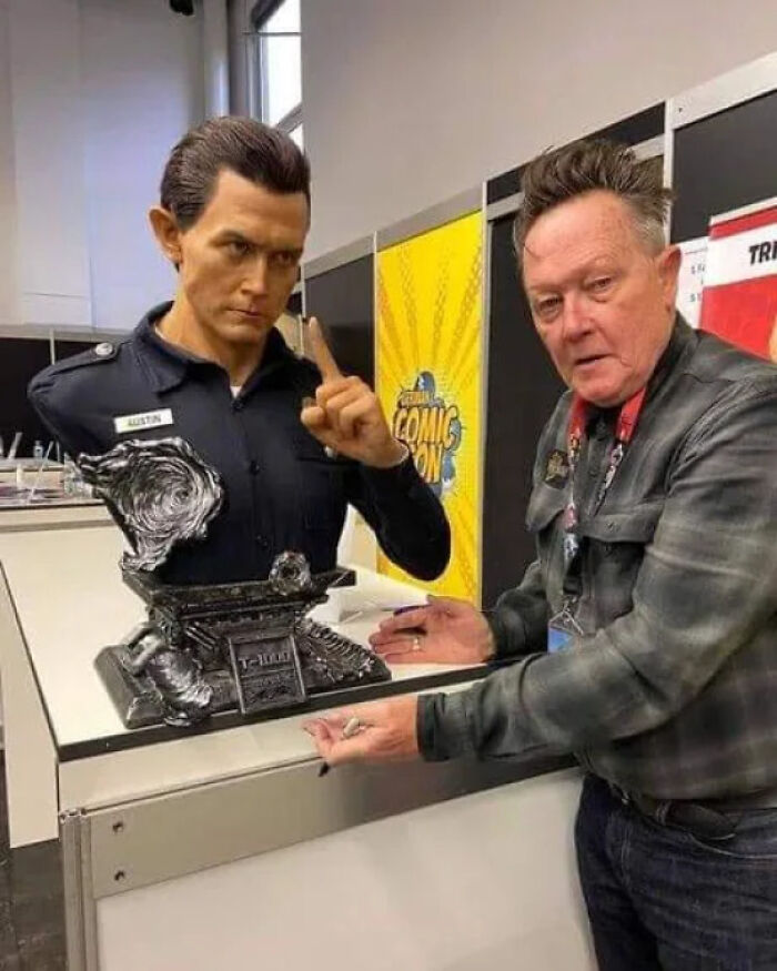 “Who’s That Old Guy With The T-1000?… Oh”
