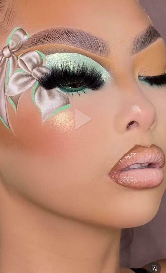The Makeup Is Literal Art, The Lips Though :/