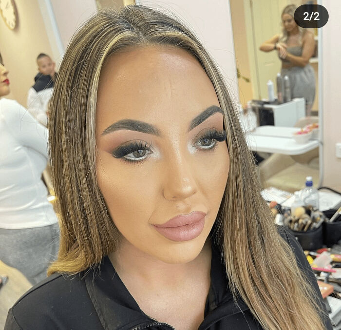 Makeup Artist Who Does A Lot Of Weddings. I Can See She Is Talented But Something Is So Off About The Foundation?