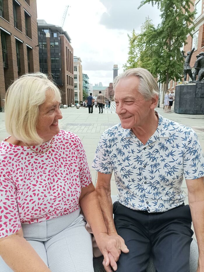 A Photo That Definitely Makes Me Smile. My Dad Has Alzheimer's And Mum Is His Carer, 40+ Years Married