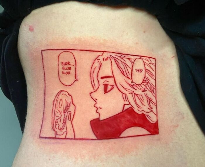 Another Anime Tattoo Shannon Got To Do A Few Weeks Ago