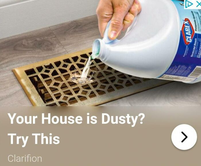 Dusty House? Why Not Breathe In Chlorine!