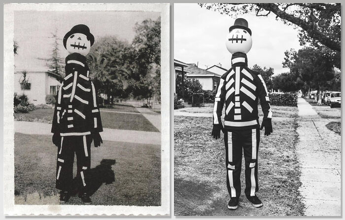 Tim Burton's Halloween Costume, 1967 And 2017