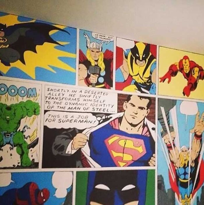 Comic Strips on the Wall 