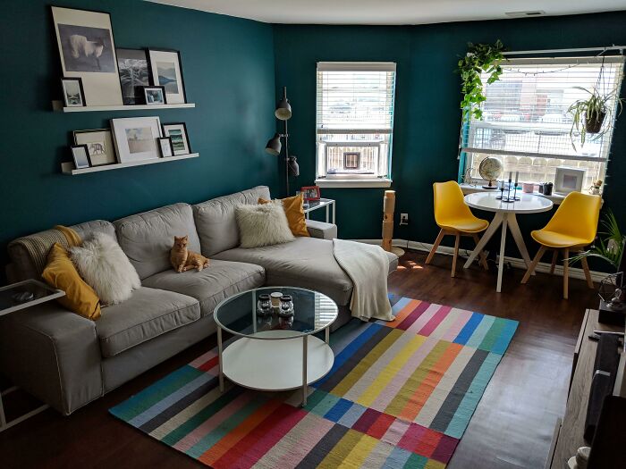 Photo of colorful living room