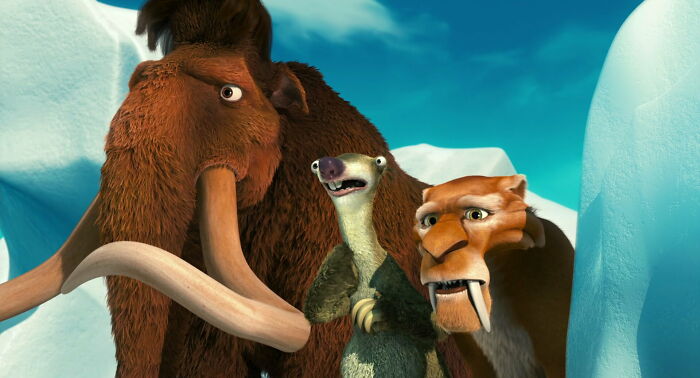 Scene from "Ice Age: The Meltdown" movie