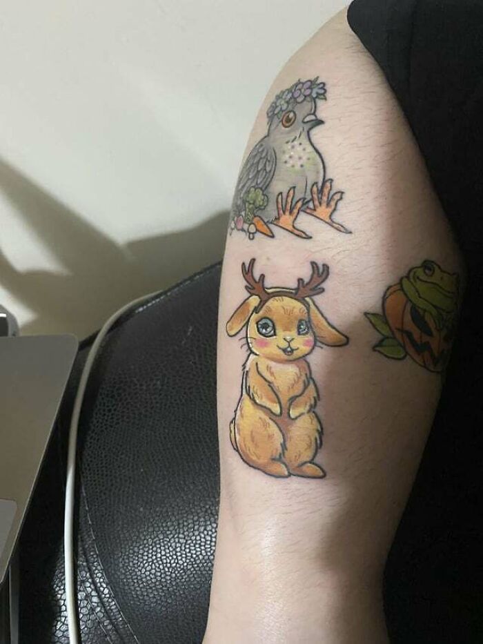 A Fake Jackalope By Aimee At Unique Ink, York, UK