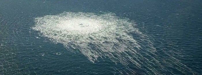 The Gas Leaks On The Nord Stream 1 And 2 Gas Pipelines In The Baltic Sea