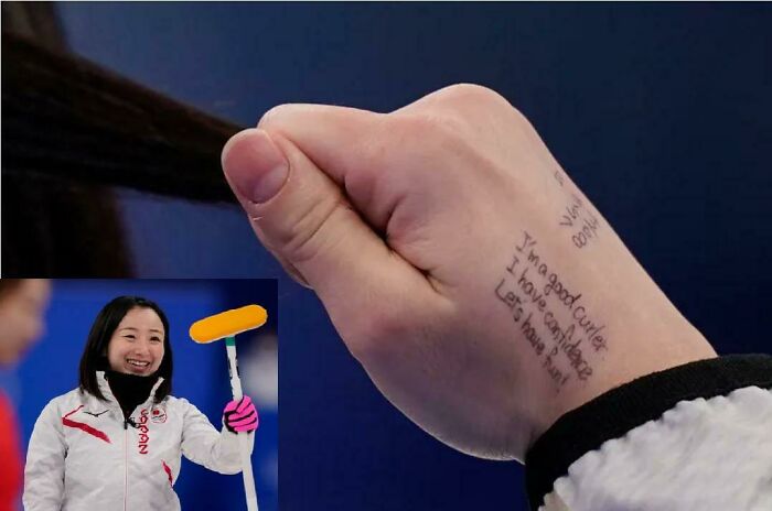 Fujisawa Satsuki's (Olympic Curler) Motivational Message To Herself