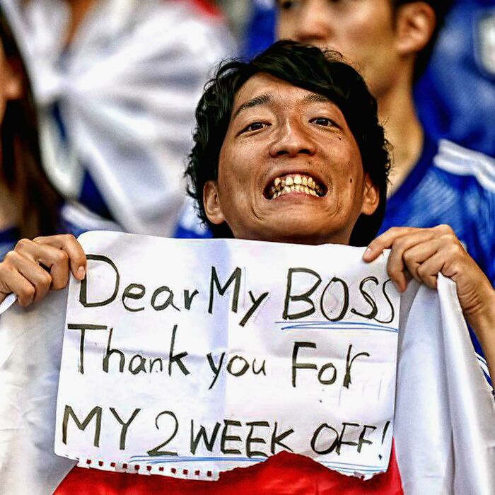 A Japan Fan At The World Cup