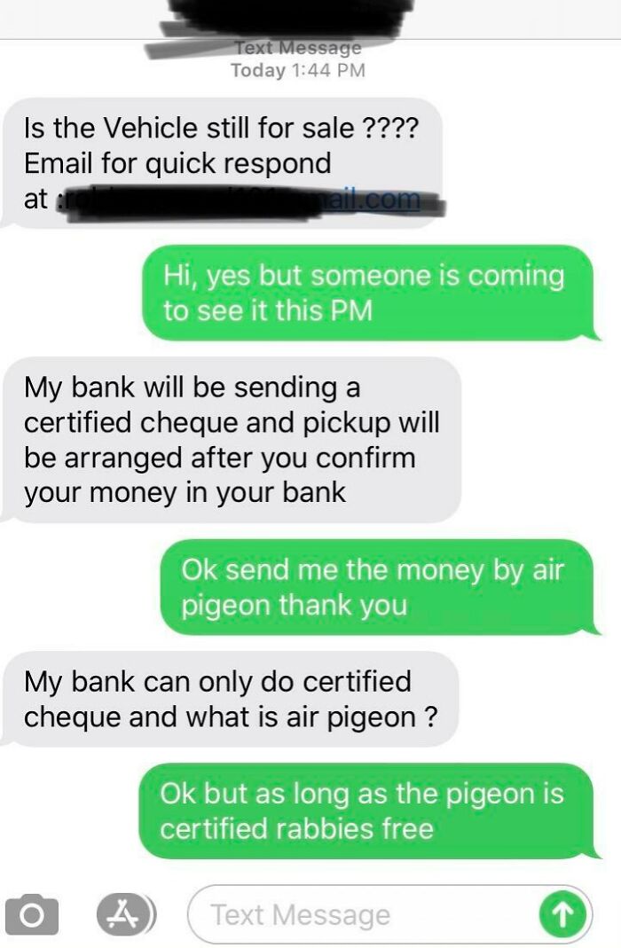 Casually Dealing With Scammers