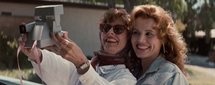 Scene from "Thelma & Louise" movie