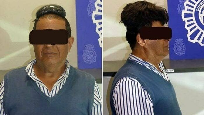 This Guy Tried To Smuggle A Kilo Of Cocaine Under His Toupee: