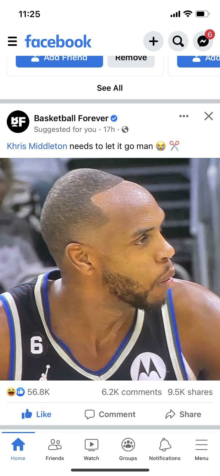 Chris Need Some Miracle Gro😭