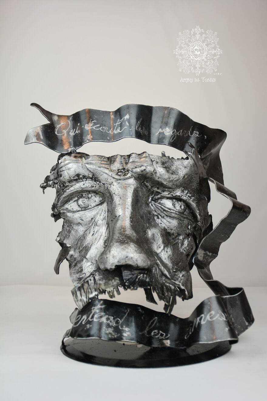 Sculpture Nomm&eacute;e "Regard D&rsquo;&acirc;mes"