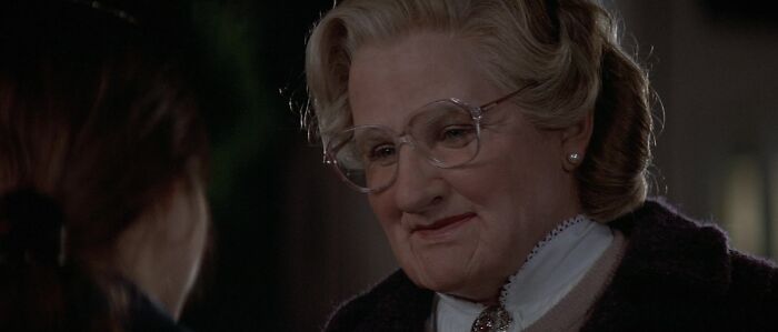Scene from "Mrs. Doubtfire" movie