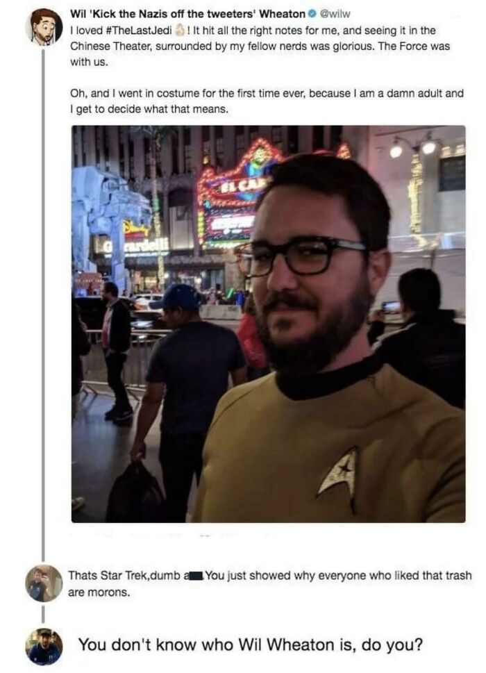 You Don’t Know Who Will Wheaton Is, Do You?