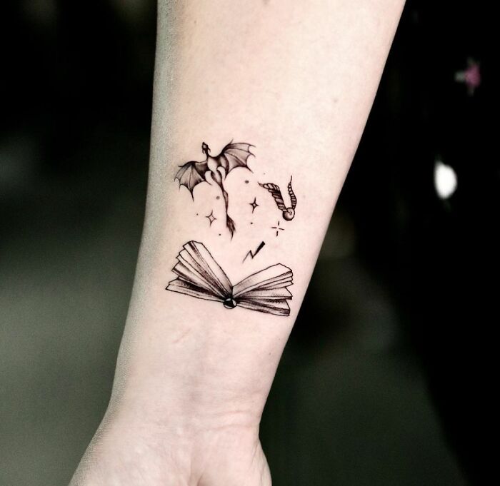 Harry Potter Themed Tattoo