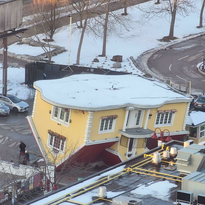 Came Across This Upside Down House