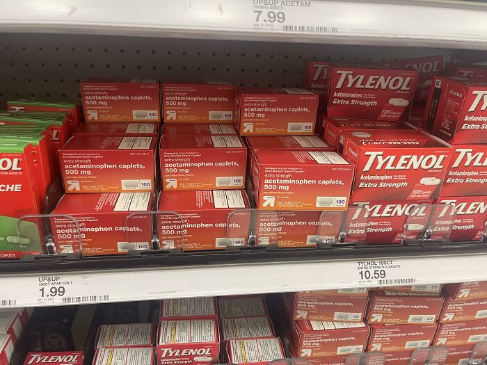 Tylenol At My Store Is Over $10, Generic Is $2