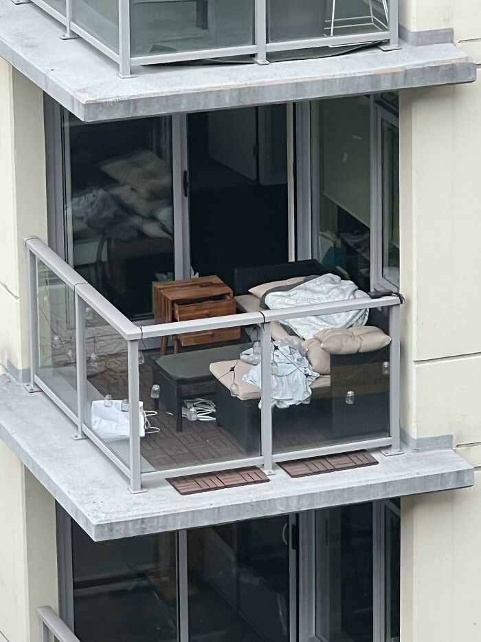 This Bedroom On A Balcony