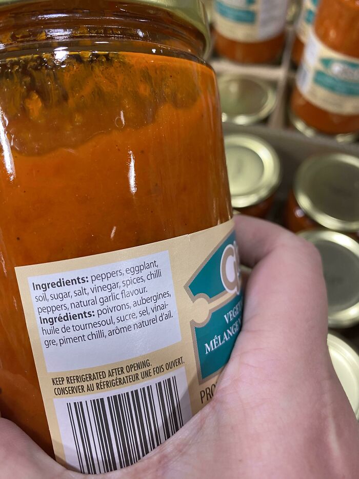 The Third Ingredient Of This Vegetable Spread Is Soil