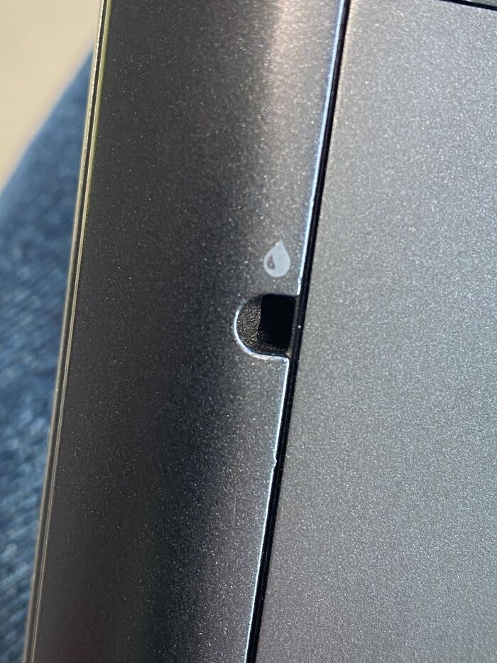 My Old Dell Laptop Has A Drain Hole On The Bottom