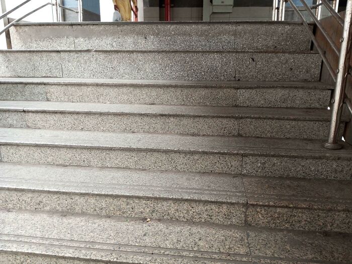 The Last Two Steps On These Stairs Are Higher Than The Previous 50