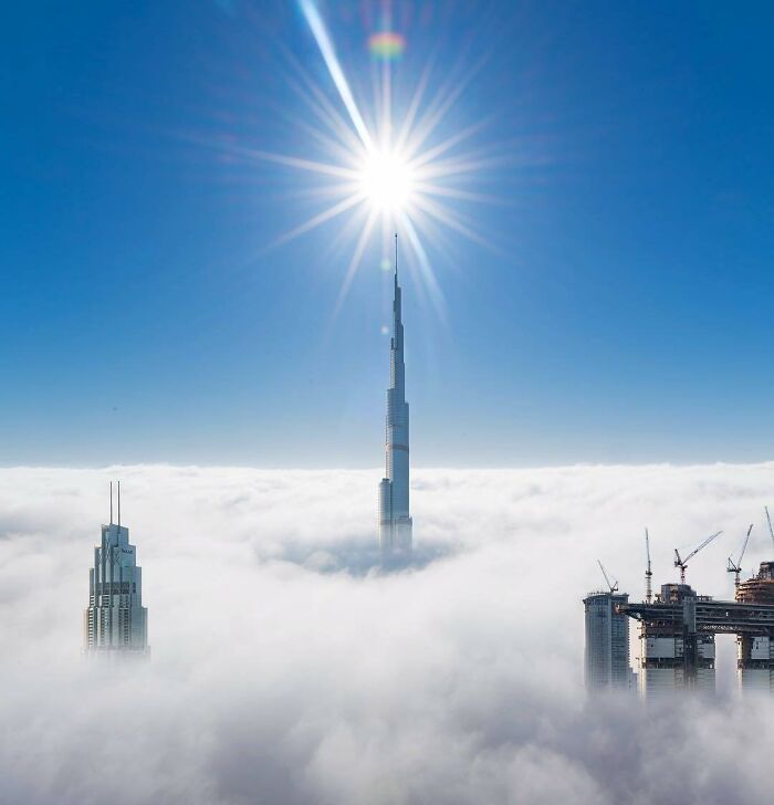 Crazy View Above The Clouds