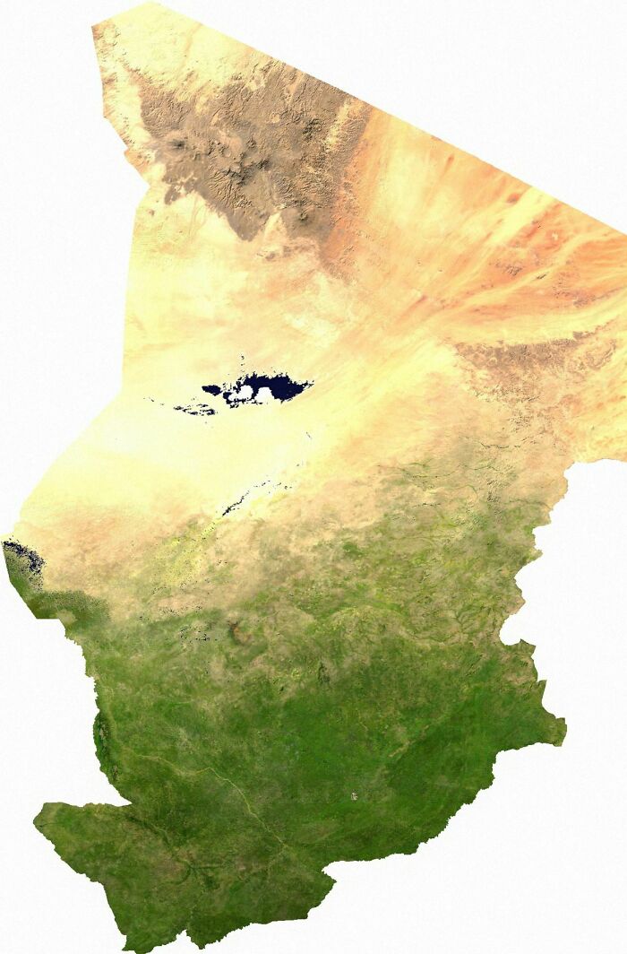 Satellite Map Of Chad