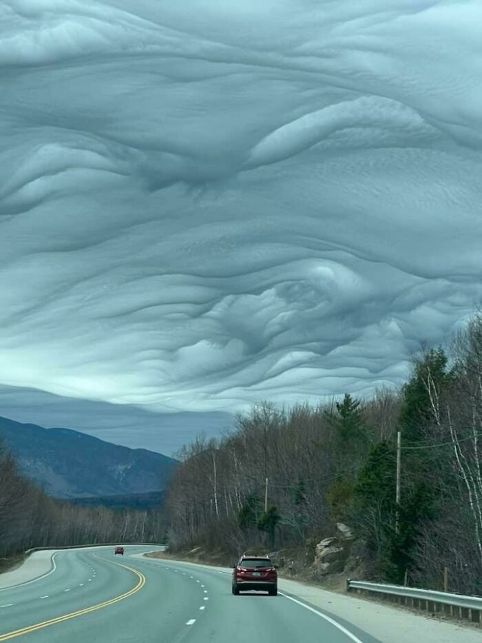 Nubes asperitas - Gorham, Nuevo Hampshire