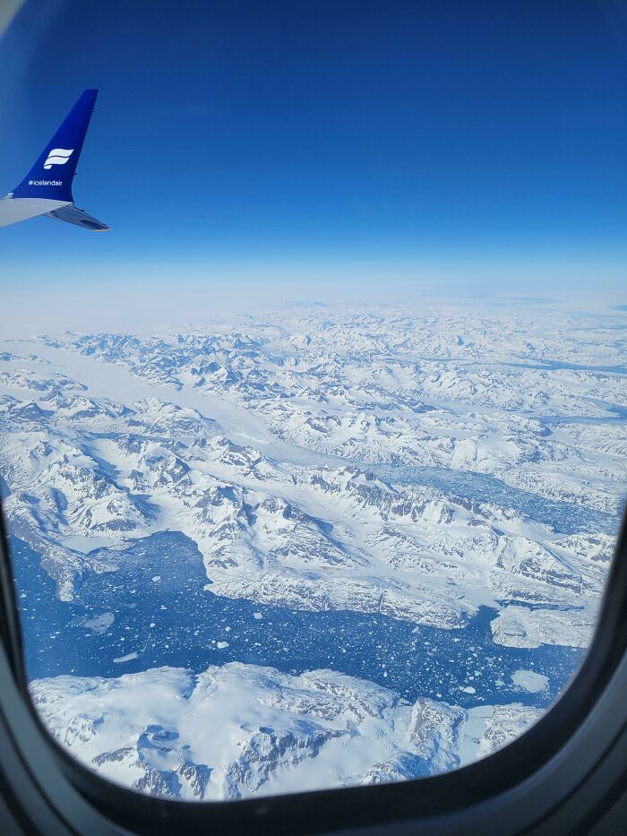 Flew Over Greenland On A Clear Day