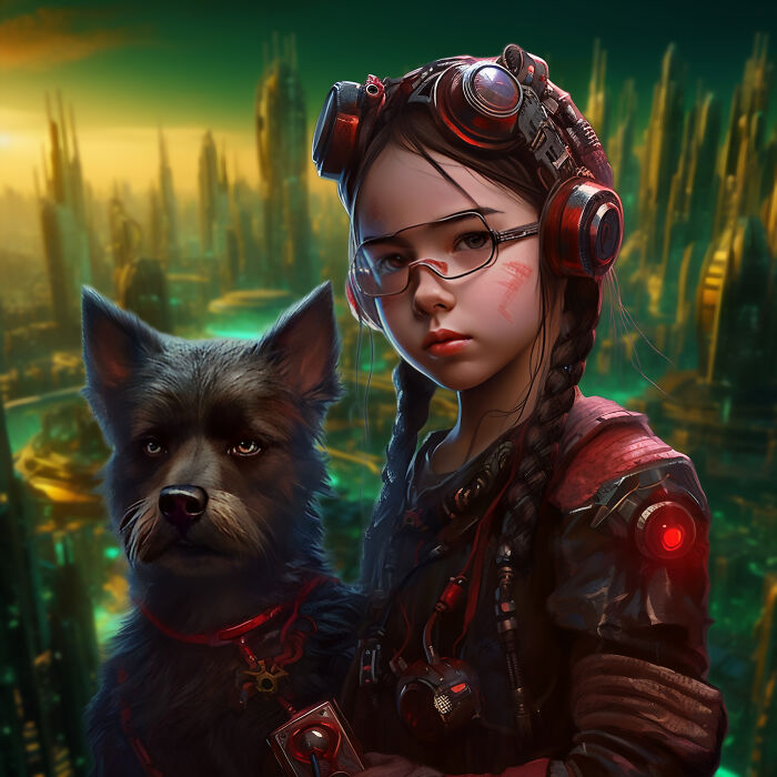 “Dorothy Gale” And “Toto” From “The Wizard Of Oz”